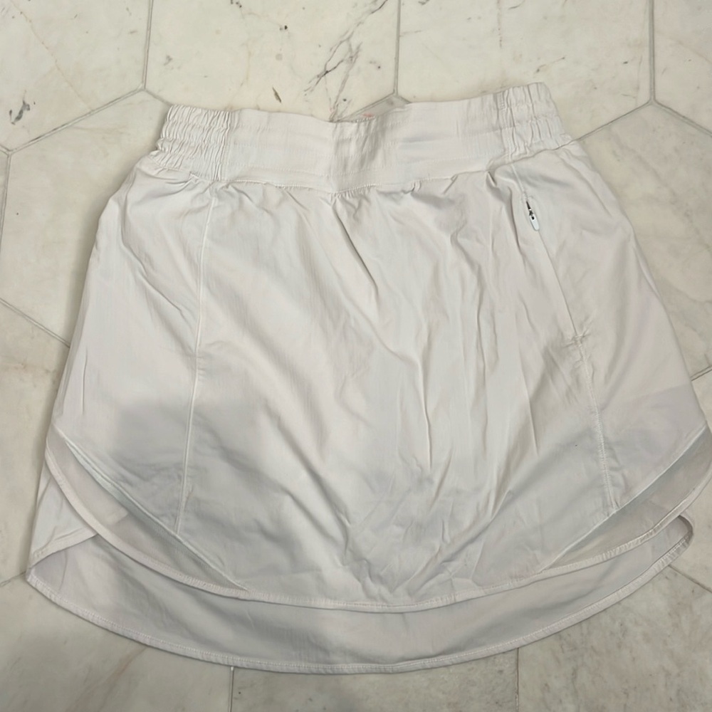 NEW Lululemon Hotty Hot Skort Tall White